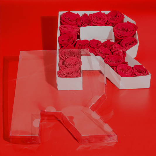Caja letra R Blanca 5.5x25x5.5